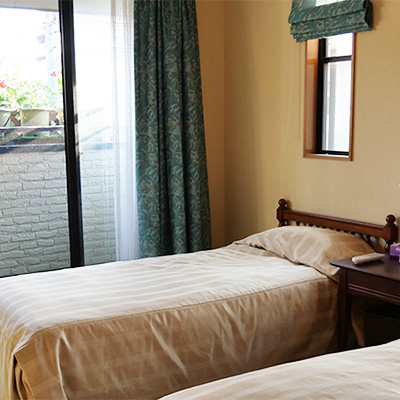 Relaxing master bedroom upstairs.